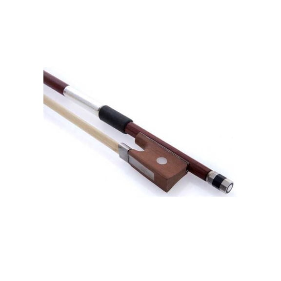 D'Luca Student Brazilwood Beginner Level Horsehair Viola Bow 12"