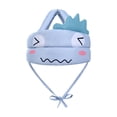 thumbnail image 1 of Casco para bebé, protector para la cabeza para bebé, anticaída, portátil, para todas , gorro protector de dibujos animados para correr y gris, 1 of 10