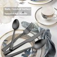 thumbnail image 4 of 24 Piece Cutlery Set, Tenghonghui Stainless Steel Flatware Silverware Set 6, 4 of 5