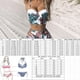 thumbnail image 2 of Traje de baño de dos piezas cómodo para mujer, diseño entrecruzado y cintura alta, para playa y verano, conjunto de bikini con estampado de hojas y vendaje, 2 of 6