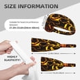 thumbnail image 2 of Orange Lightning Headbands for Women/Men, Elastic Soft Sweat Band Sports Hair Bands for Women & Men's Hair, Moisture Wicking Workout Head bands for Running, Gym,Yoga, 2 of 5