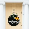 thumbnail image 6 of CSCHome Welcome Sign for Front Door Rustic Round Wooden Home Sign Decoration for Spring Summer Fall All Seasons Holiday Christmas, 6 of 6