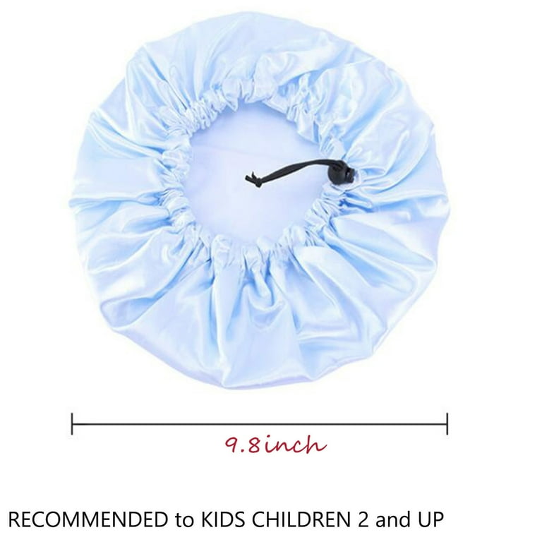 Kids Satin Bonnet Sleeping Lids Hats Cap for Natural Hair Toddler