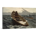 thumbnail image 1 of ARTCANVAS Fog Warning 1885 Canvas Art Print by Winslow Homer - Size: 40" x 26" (0.75" Deep), 1 of 9