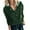 Green, variant on Women's Long Sleeve Button Down Pullover Hoodie Casual Comfortable Drawstring Soft Outerwear with Pockets