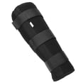 thumbnail image 3 of composite fabric + steel plate calf splint, calf calf fixation stabilizer splint tibia and fibula protector calf fracture fixation belt Black, 3 of 8