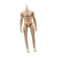 thumbnail image 1 of Figura de acción flexible masculina de 6 pulgadas, cuerpo masculino a escala 1/12, articulación móvil para dibujos. color de piel, 1 of 9