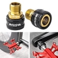 thumbnail image 4 of Extensores de pedal de bicicleta kusrkot izquierdo y derecho 9/16 In-In Negro dorado, 4 of 8