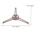 thumbnail image 2 of SKISUNO Microwave Glass Tray Support 2Pack YType Plastic 9x9cm Size for Microwaves, 2 of 8