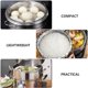 thumbnail image 4 of GOOHOCHY Alimento de comida de acero inoxidable espesado Cesta de vapor de alimentos para el hogar Premium, 4 of 7