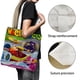 thumbnail image 3 of Wacky Races Bolso de tela con estampado de lienzo para mujer, bolsa de compras reutilizable y estética, con cremallera interior, regalo para mujer,40*40cm., 3 of 6