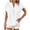 a-White133, variant on FINALGANG Womens Solid Color Notch Neck Cap Sleeve Blouse With Button Detail Loose Fit Lightweight Casual Tunic Top For Everyday Wear Summer Outings Cozy Top