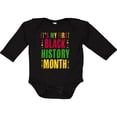 thumbnail image 3 of Inktastic My First Black History Month Boys or Girls Long Sleeve Baby Bodysuit, 3 of 5