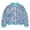 Blue, variant on Girls Zip Up Sequin Bomber Jacket Ribbed Collar Cuff Hem Coat Kids All Pattern Glitter Casual Top Blue 5-6 Years