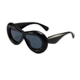 thumbnail image 2 of Oversized Thick Frame Sunglasses Sun Glasses Eyewear Trendy Women Salvador anteojos de mujer, 2 of 10