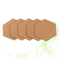 thumbnail image 4 of Set of 5 Hexagonal Rubber Cork Boards - Unbranded Hexagon Shape Bulletin Boards for Notes and Messages, 4 of 8