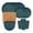 Q5-Dark Green, variant on Reusable Dinnerware Set for Camping Essentials Plates and Bowls Sets for 4 Dishwasher Microwave Safe Unbreakable Lightweight Stackable Families Campers Outdoor Cooks,Q5-Dark Gray