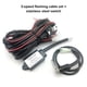 thumbnail image 5 of Cuerdas de enchufe de alambre de cobre, accesorios para camiones, instalación práctica con interruptor, suministros para motocicletas, pieza Vehículos, repuestos y accesorios Mis Acero inoxidable sweethay VI016828-01, 5 of 6