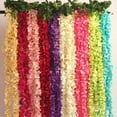 thumbnail image 5 of Walbest Artificial Flower Hanging Garland Plant Floral Vine Wedding Party Home Decor, 5 of 7