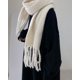 thumbnail image 1 of Women Thick Shawl Wraps Cashmere Scarf Winter Warm Solid Color Blanket Scarves Long Tassel Hijab Stoles Foulard Femme, 1 of 5
