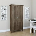 thumbnail image 2 of Bowery Hill Kitchen Pantry Cabinet with Doors in Ash Brown - Engineered Wood, 2 of 7