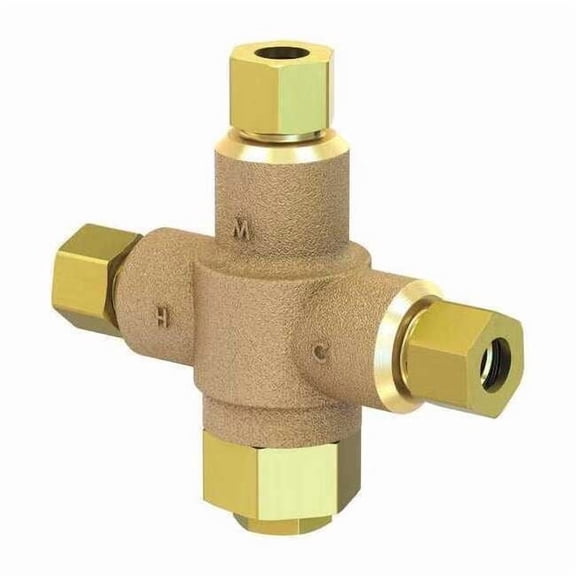 Acorn Controls Tempering Valve,Brass,125 psi Pressure ST70-38
