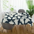 thumbnail image 6 of Coolnut Halloween Ghost Tablecloth, Waterproof Washable Polyester Square Table Cover, Durable Tablecloth for Kitchen Dining Table Party Decor, 60"X 90", 6 of 7