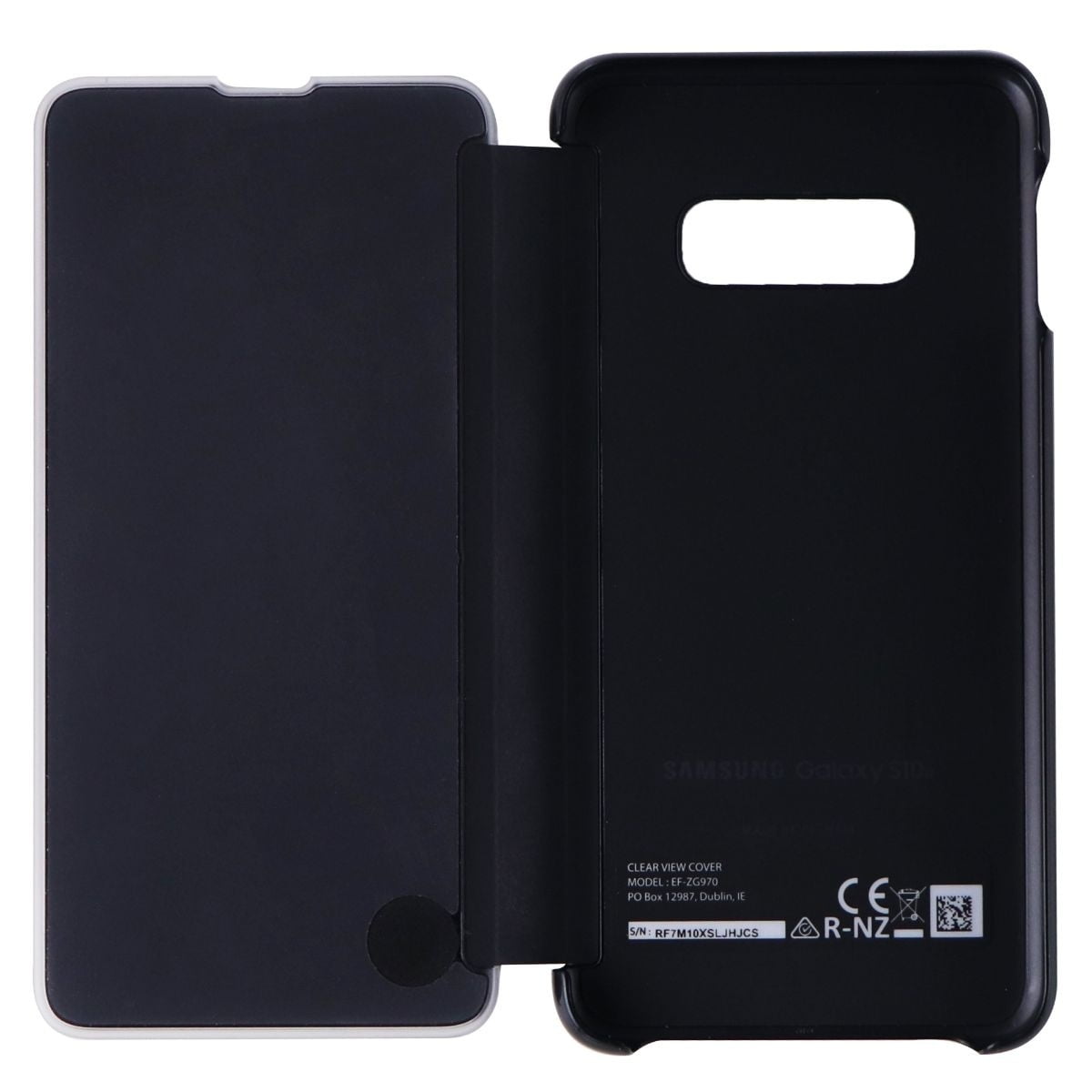 Samsung S View Flip Cover Case For Samsung Galaxy S10e Black Ef Zg970cbe Walmart Com Walmart Com