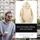 thumbnail image 5 of Sudadera con capucha Sudadera con capucha unisex de algodón Sudadera con capucha que absorbe el sudor Sudadera con capucha, Caqui, XXL tholdsy AP000776-50, 5 of 7