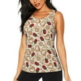 thumbnail image 1 of Balery Valentine'S Day Rose Camiseta sin mangas estampada ligera para mujer, tops de entrenamiento sin mangas, camisetas de yoga transpirables de secado rápido.-X-Large, 1 of 7