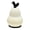 Milky White, variant on KGJQ Pear Shaped Toothpick Holder, Large Capacity Covered Toothpick Storage Box, Kitchen Toothpick Dispenser Container with Dust-Proof Lid