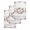 Ivory, variant on Spring Easter Kitchen Dish Towels for Drying Dishes Set of 4, Watercolor Eggs Tulips Flower Wreath Wood Gray Waffle Weave Microfiber Hand Tea Bathroom Towels Quick Dry & Absorbent Towel 12x12