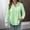 Green, variant on Satingcolo Gauze Shirts for Women Button Down Dress Blouses Summer Cozy Long Sleeve Textured Collared Fall Work Cruise Outfits Yellow S