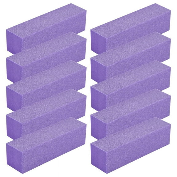 10x Buffing Sanding Buffer Block Files Acrylic Pedicure Manicure Nail Art Tips (Color: )