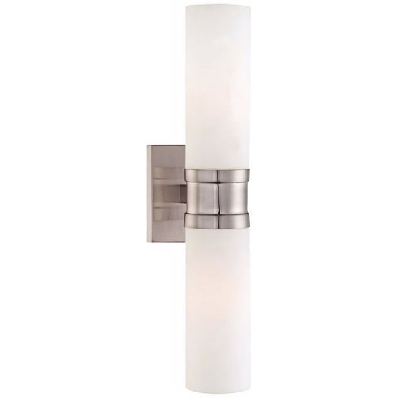 2 Light Wall Sconce In Transitional Style 18.5 Inches Tall By 4.25 Inches Wide-Brushed Nickel Finish Minka Lavery 4462-84