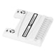 thumbnail image 5 of Base de refrigeración para consola de juegos Base de ventilador multifuncional con estante de almacenamiento de discos para controlador de juegos PS5, 5 of 10