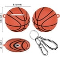 thumbnail image 4 of Airpods 2 & Airpods 1 Case Cover with Keychain, Njjex Full Protective Premium PVC Rubber Silicone Case Cover with Keychain Strap for Men (Basketball), 4 of 6