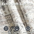 thumbnail image 5 of SIXHOME 8'x10' Area Rugs for Living Room Washable Rug Vintage Medallion Living Room Rug Distressed Soft Carpet Large Area Rugs for Bedroom Dinning Room Office Indoor Retro Home Decor Taupe, 5 of 8