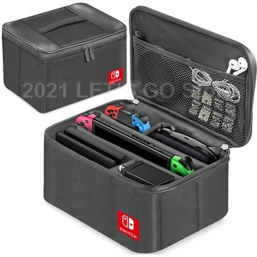 HEYSTOP Nintendo Switch Case - Perfect Switch Carry Case with Large Storage Capacity, Soft Material to Protect Console, Portable Switch Travel Case, Includes Storage Bag