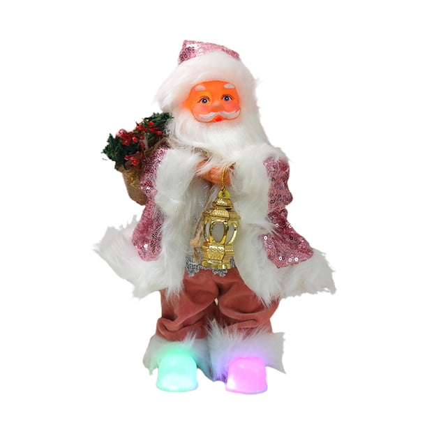 Muñeca De Papá Noel De Música Eléctrica De Navidad Para Niños Juguetes De Papá Noel Con Música Y Regalo De Navidad Ligero Moyic HA044557-01