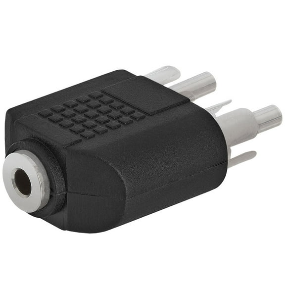 Cmple - 3.5mm Stereo Jack to 2xRCA Plug Adapter
