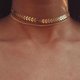 thumbnail image 2 of Moda mujer señora elegante V lentejuelas cadena collar babero fiesta doble capa collar joyería gargantilla collar Tan Jianjun unisex, 2 of 2