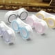 thumbnail image 2 of EeaseMX Caja de lentes portátil a prueba de fugas, 15 unidades, almacenamiento doble, transparente (rosa, azul, morado, amarillo y negro, 3 unidades cada una), 2 of 7