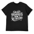 thumbnail image 3 of Emotional Support Husband Dandy Men's Cotton Short Sleeve HD Print Tee for Casual T-Shirt Crew Neck Top Black S, 3 of 7