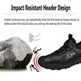 thumbnail image 3 of Mens Casual Hiking Shoes Outdoor Breathable Sneakers Lightweight Oxfords Anti-slip Climbing Shoes Black 10 UK, 3 of 7