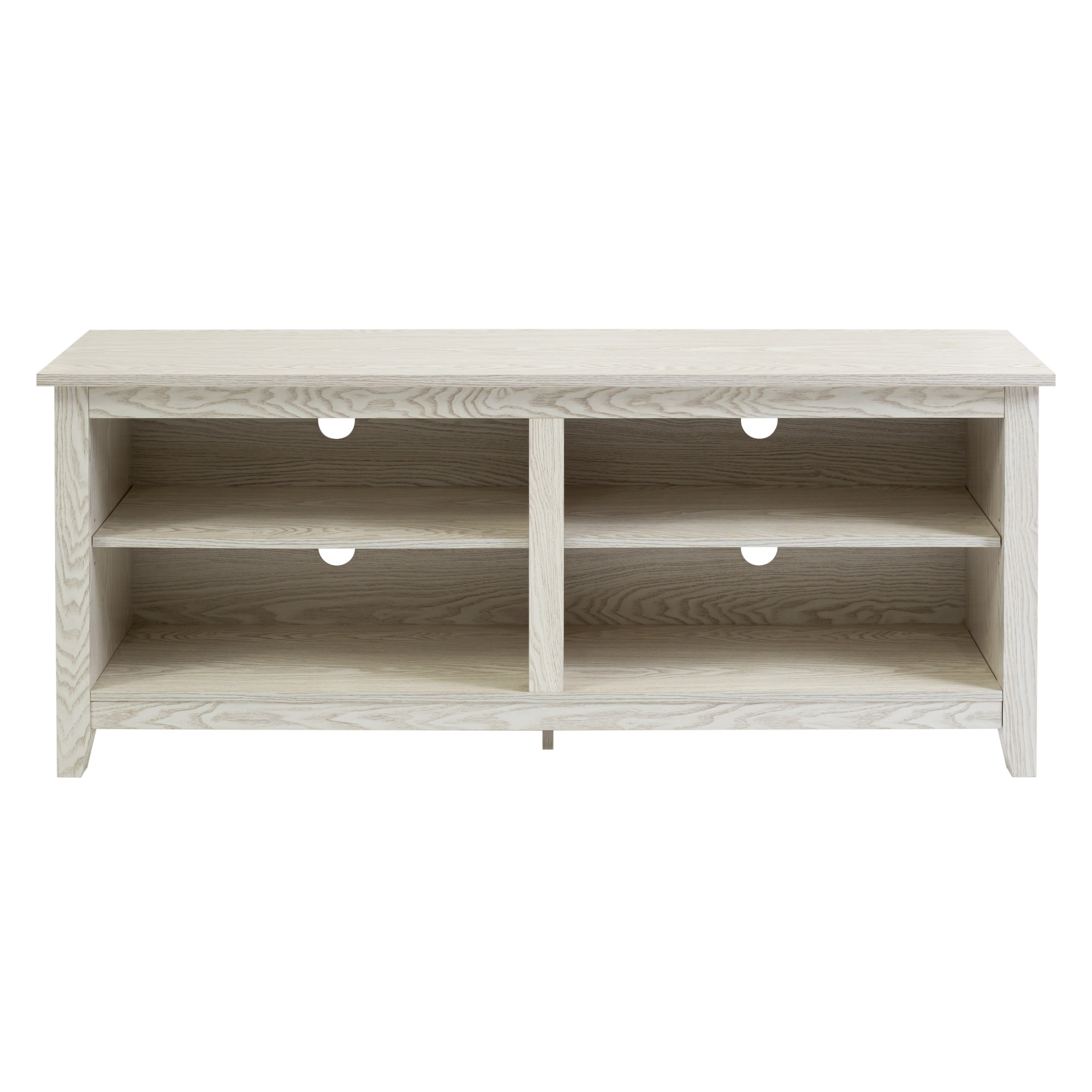 Manor Park Open Storage TV Stand for TVs up to 65", White Wash - image 2 of 11