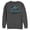 Charcoal Heather, variant on Men's Jurassic World Water Ripple Logo Sweatshirt Athletic Heather Small