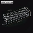 thumbnail image 2 of Uxcell 12-Well Acrylic 40mm Hole Diameter Test Tube Rack Holder Clear, 2 of 5