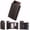 Dark Brown-Wallet, variant on Wallet For Men Card Holder: Pop Up Case  Rfid Blocking Genuine Leather Slim Minimalist Front Pocket - 14 Capacity | Id Window Slot (brown)