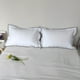 thumbnail image 5 of Fundas de almohada RANZNAZ blancas 100% algodón estándar 20x26 cm, 5 of 6